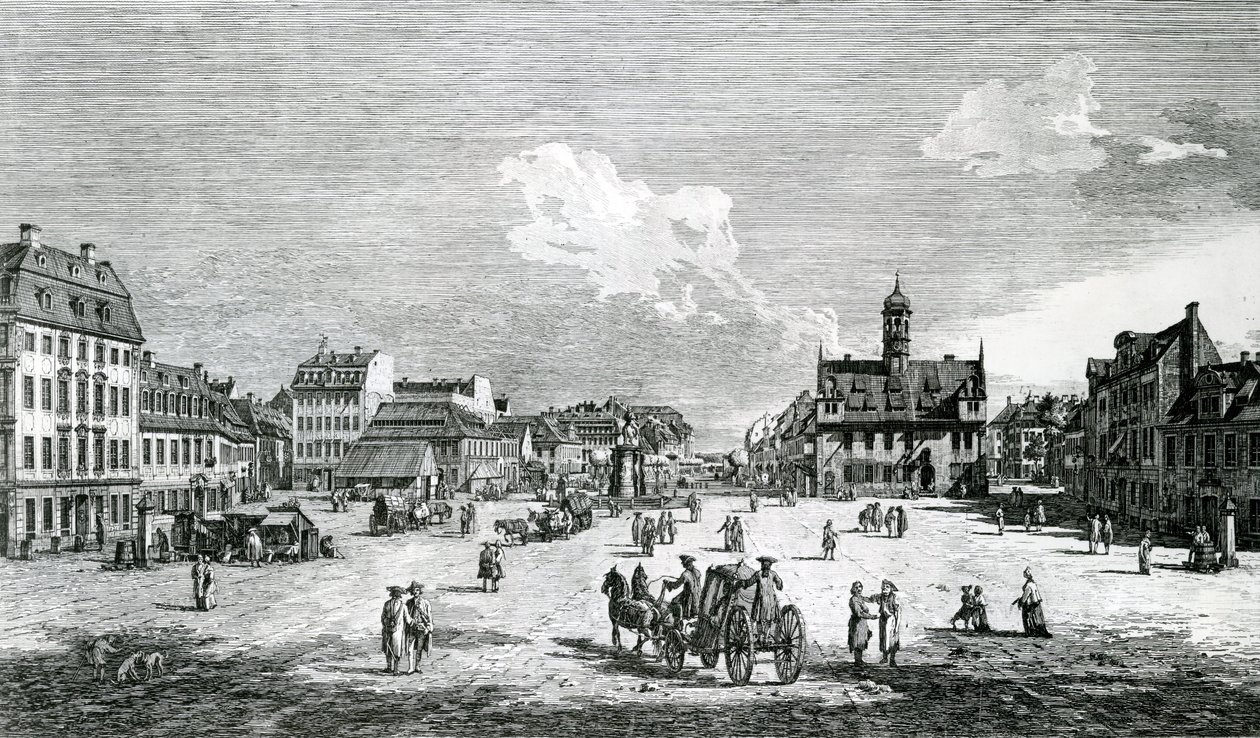 View of Dresden by Bernardo Bellotto