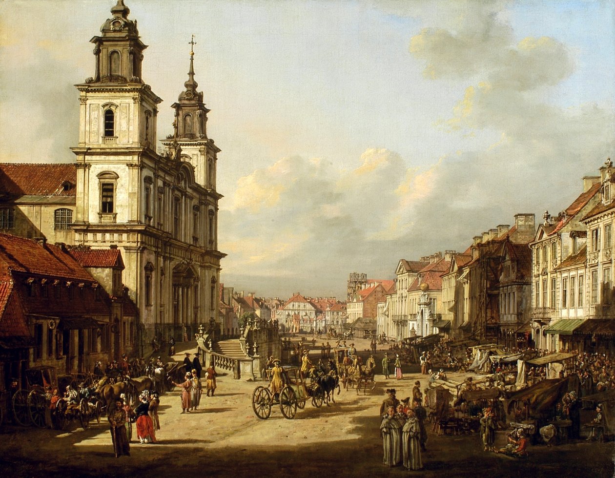 Church of the Holy Cross in Warsaw by Bernardo Bellotto