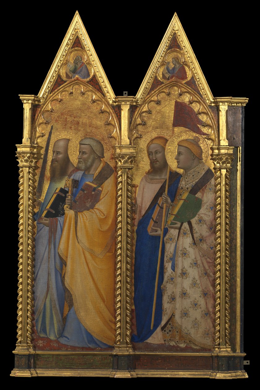 Saints Peter and Paul by Bernardo Daddi