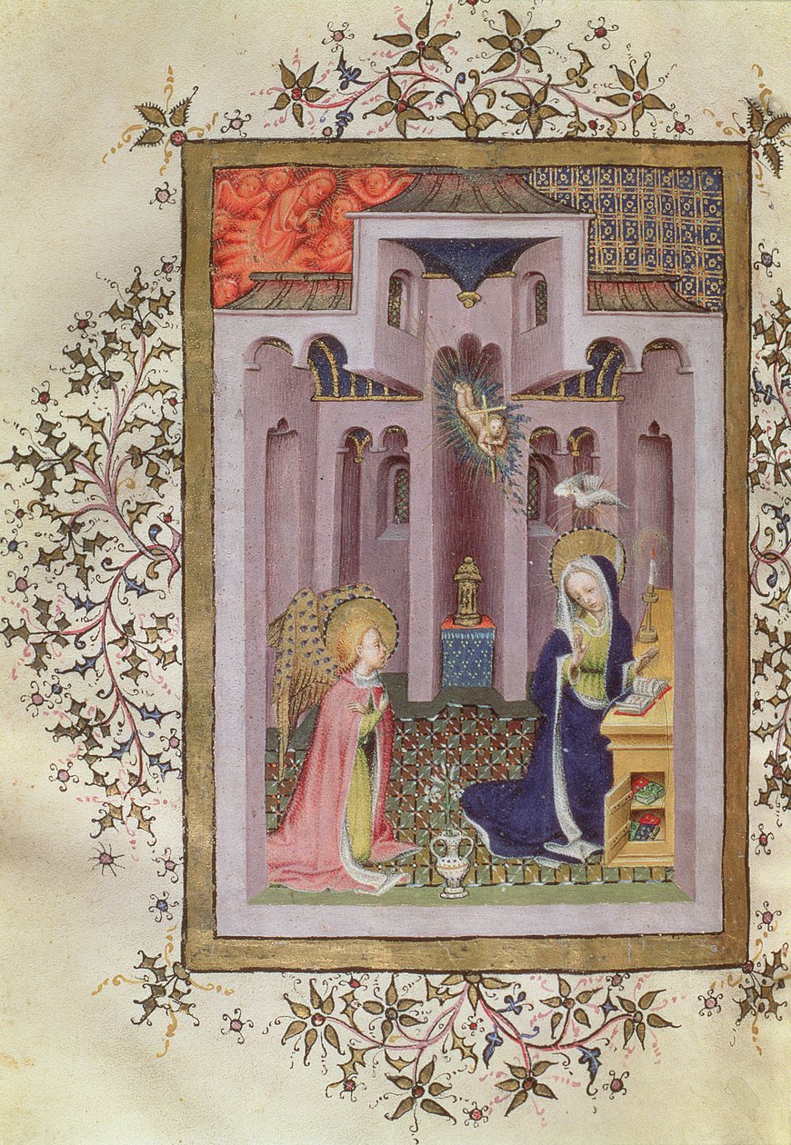 Annunciation by Bernardo Martorell