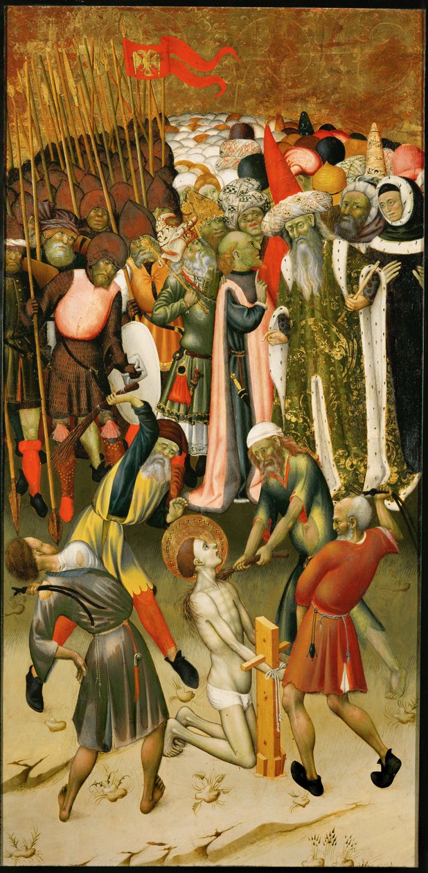 Flagellation of Saint George by Bernardo Martorell