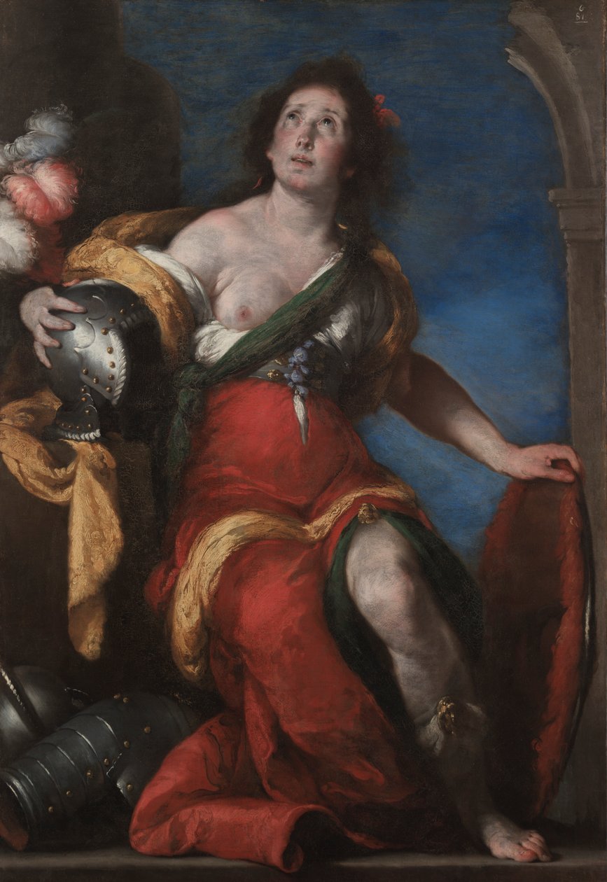Allegorical Figure, c. 1636 by Bernardo Strozzi