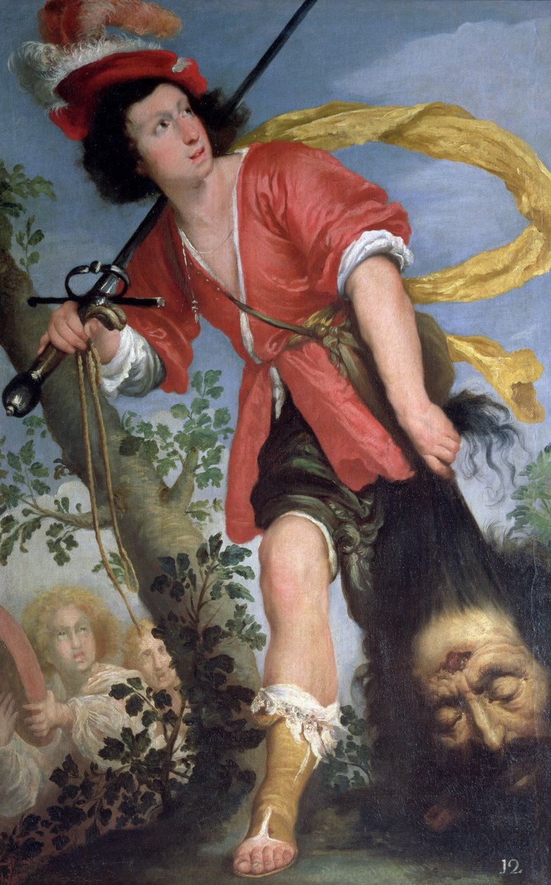 David with the Head of Goliath by Bernardo Strozzi