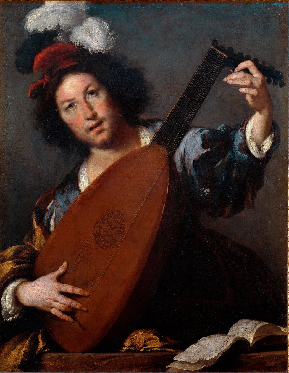 Lute Player by Bernardo Strozzi