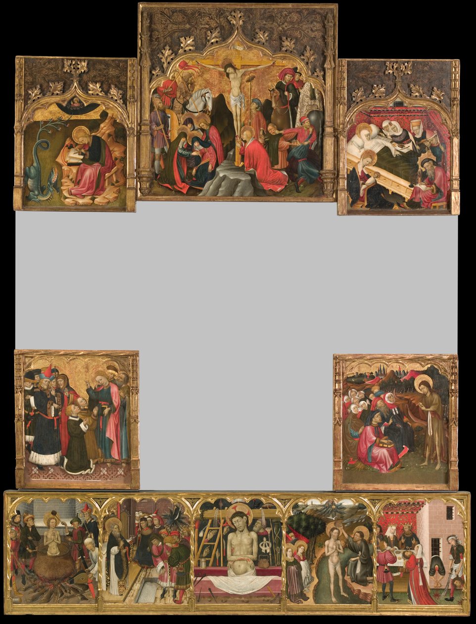 Altarpiece of the Saints John by Bernat Martorelli