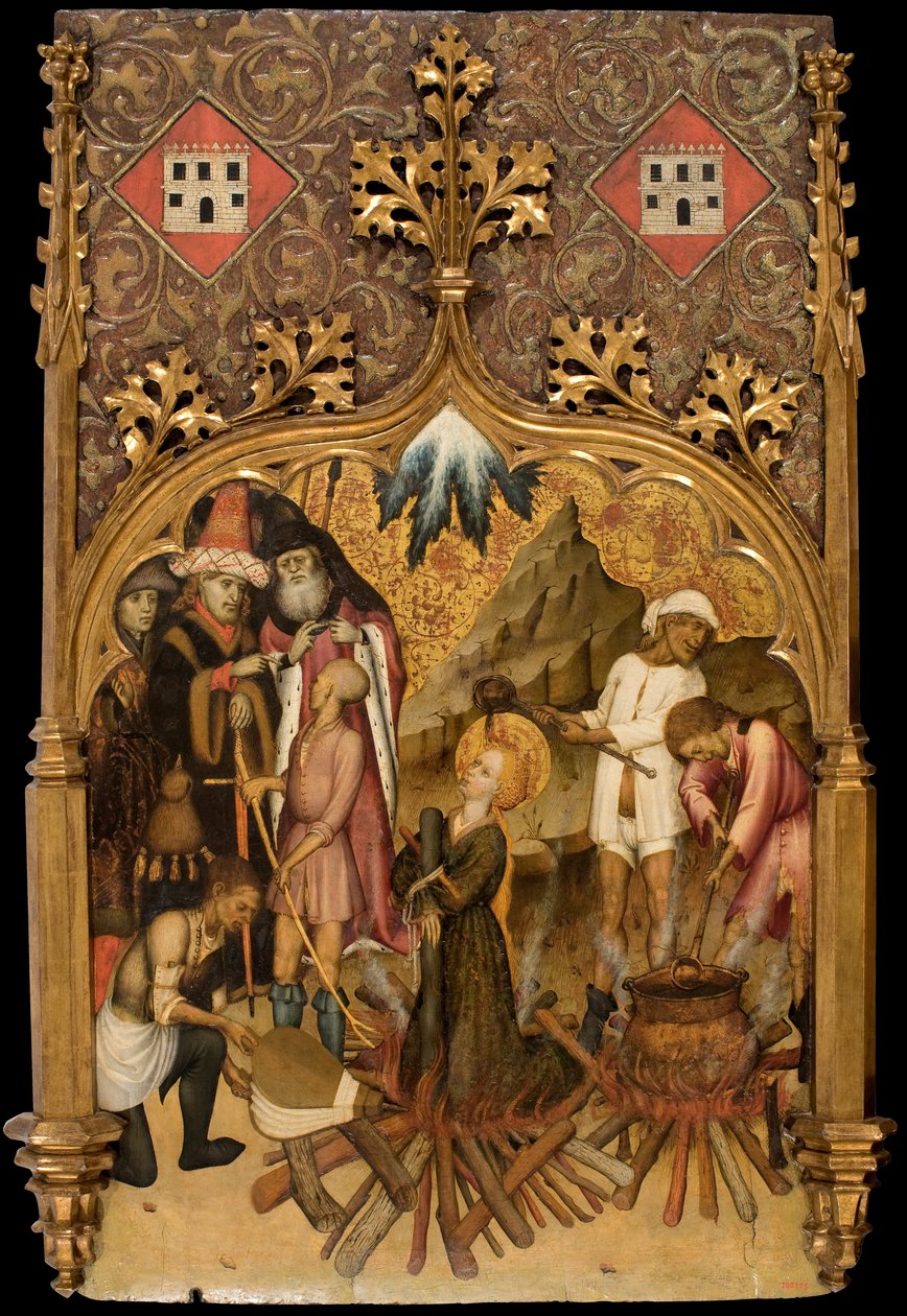 Martyrdom of Saint Lucy by Bernat Martorelli