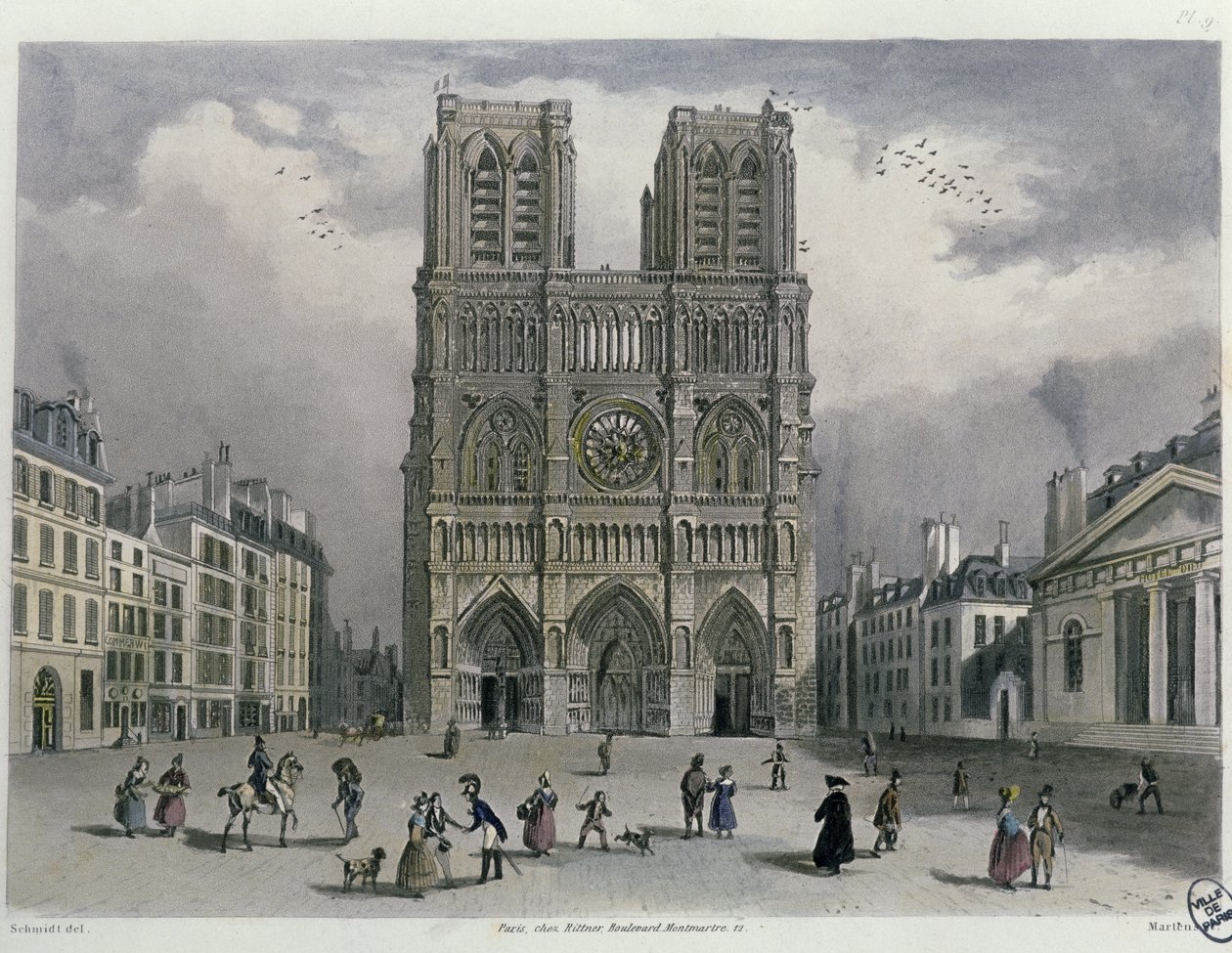 Notre-Dame Cathedral by Bernhard Schmidt