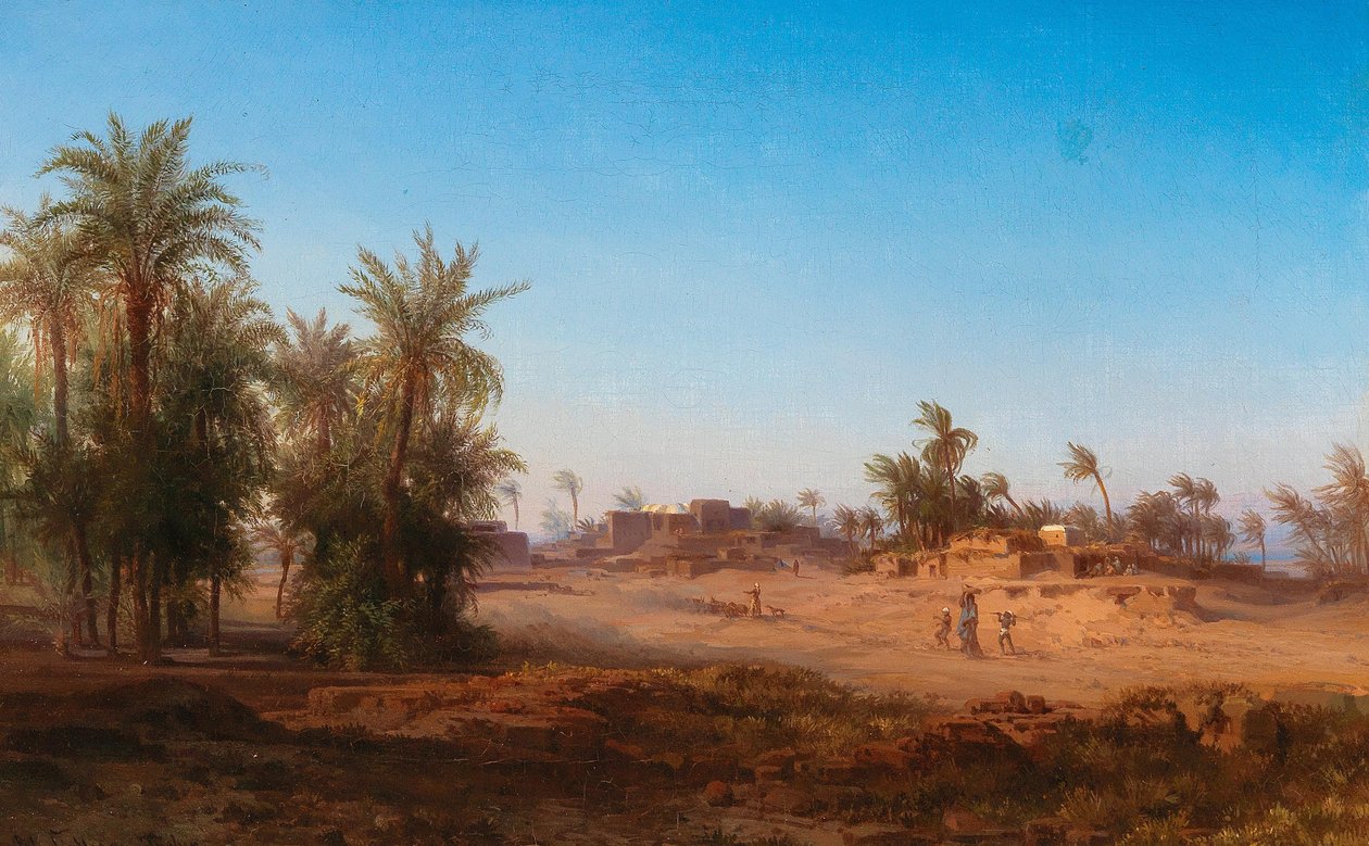 A Scene from Egypt by Bernhard Fiedler