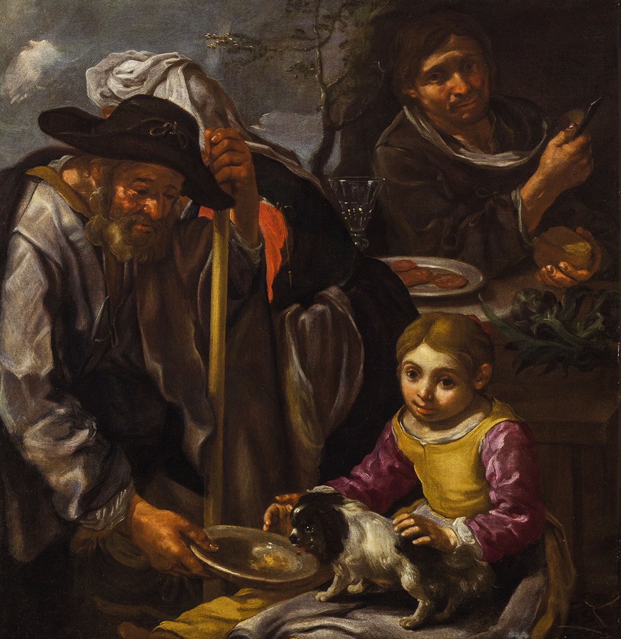 Genre Scene by Bernhard Keil