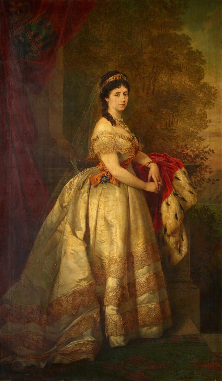 Portrait of Empress Augusta by Bernhard Plockhorst