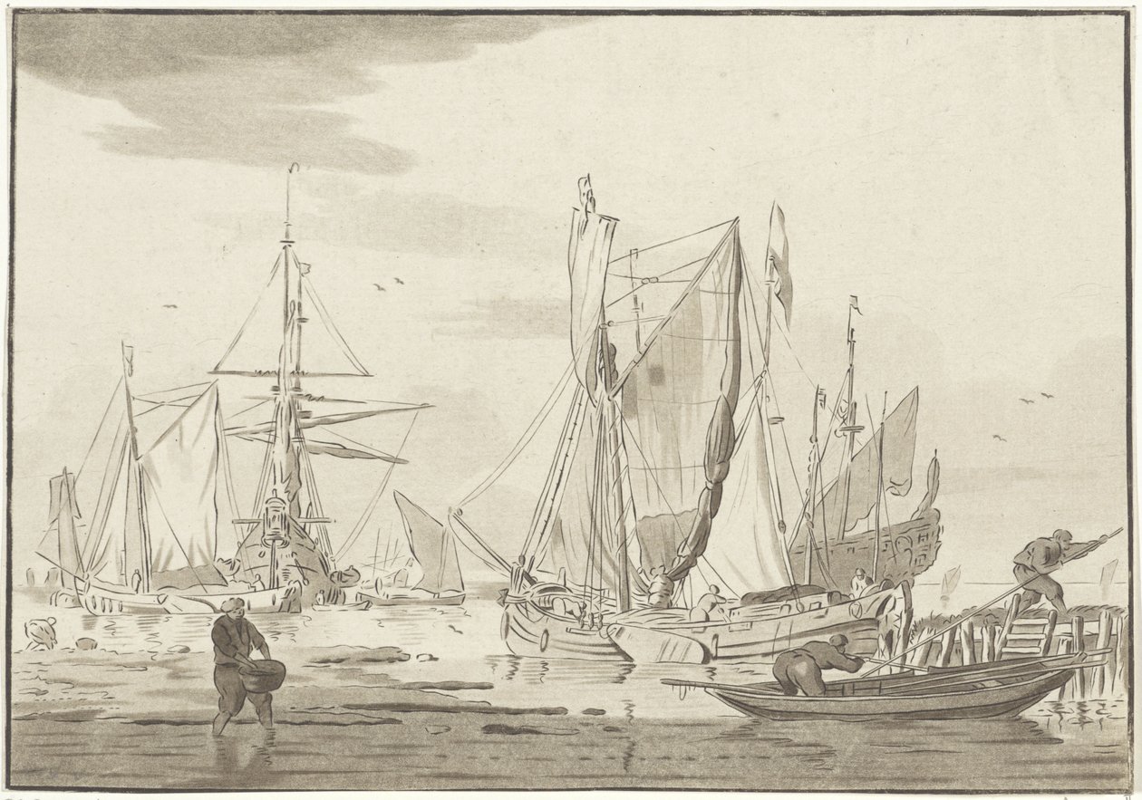 Unloading Moored Ships by Bernhard Schreuder