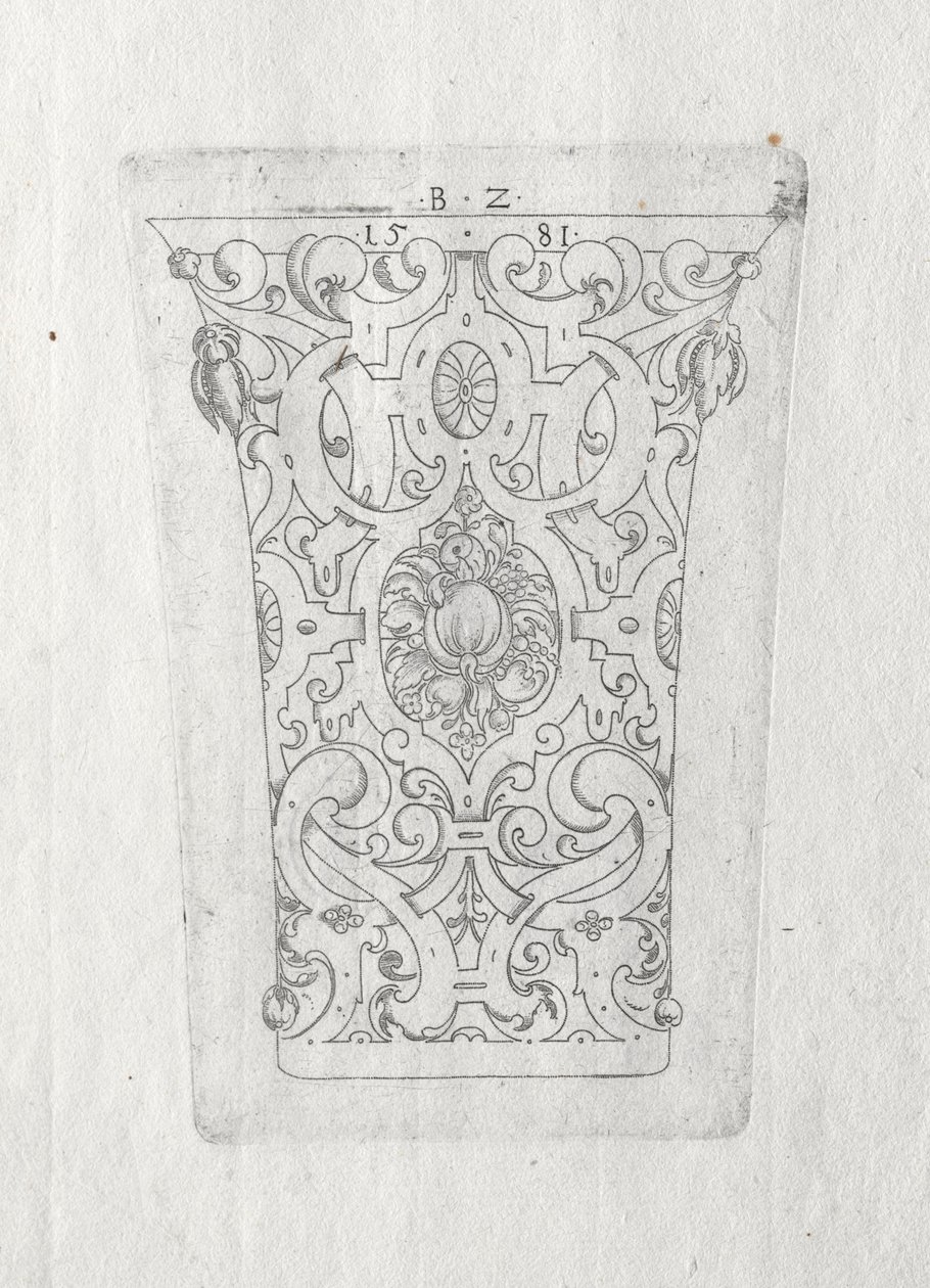 Ornamental Beaker by Bernhard Zan