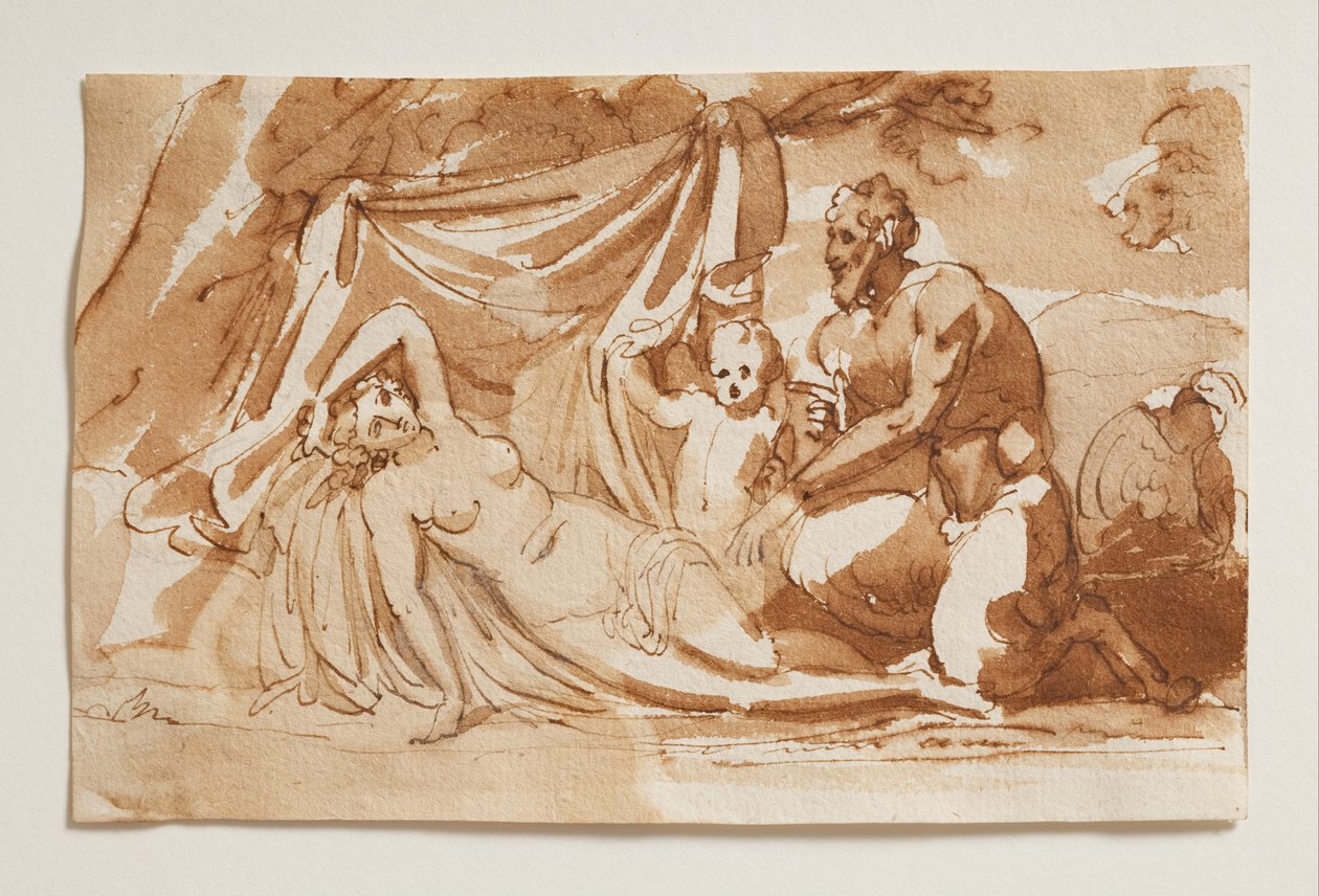 Jupiter as Satyr and Antiope by Bertel Thorvaldsen