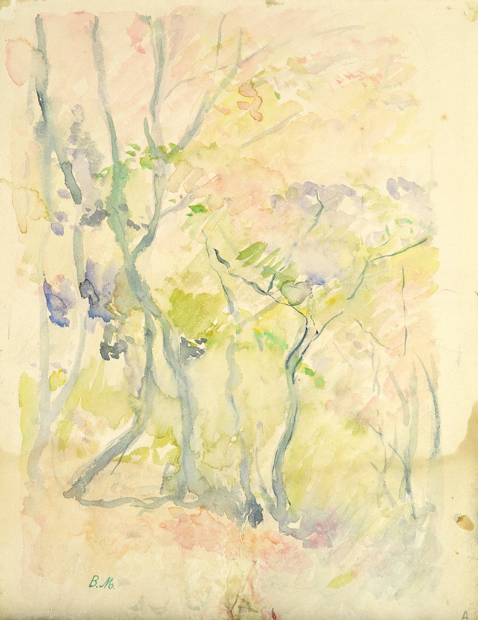 Forest in Fontainebleau, 1893 by Berthe Morisot