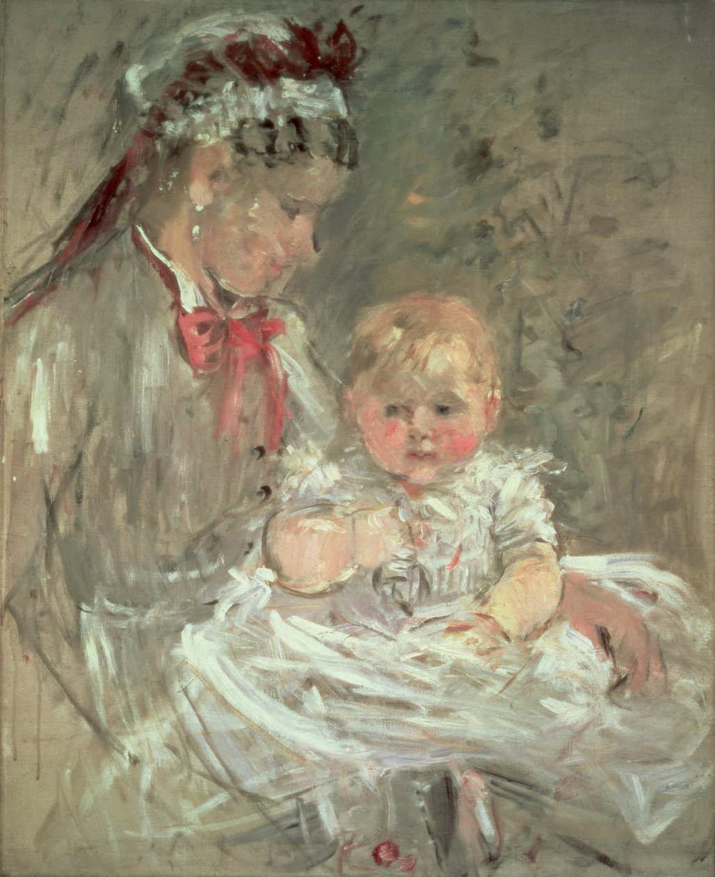 Julie Manet and Her Nurse by Berthe Morisot