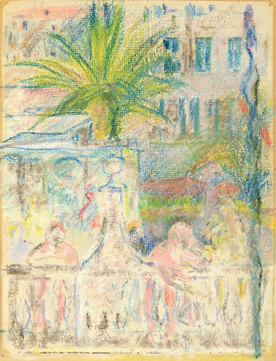 The Nice Carnival by Berthe Morisot