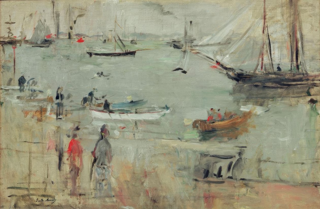 Harbor Scene, Isle of Wight by Berthe Morisot