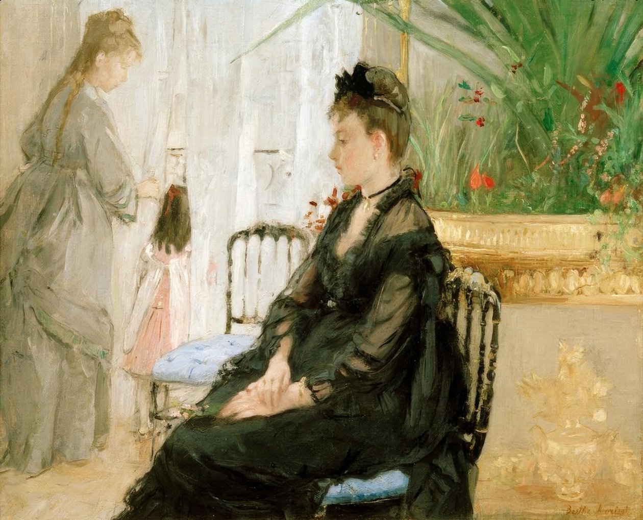 Interior by Berthe Morisot