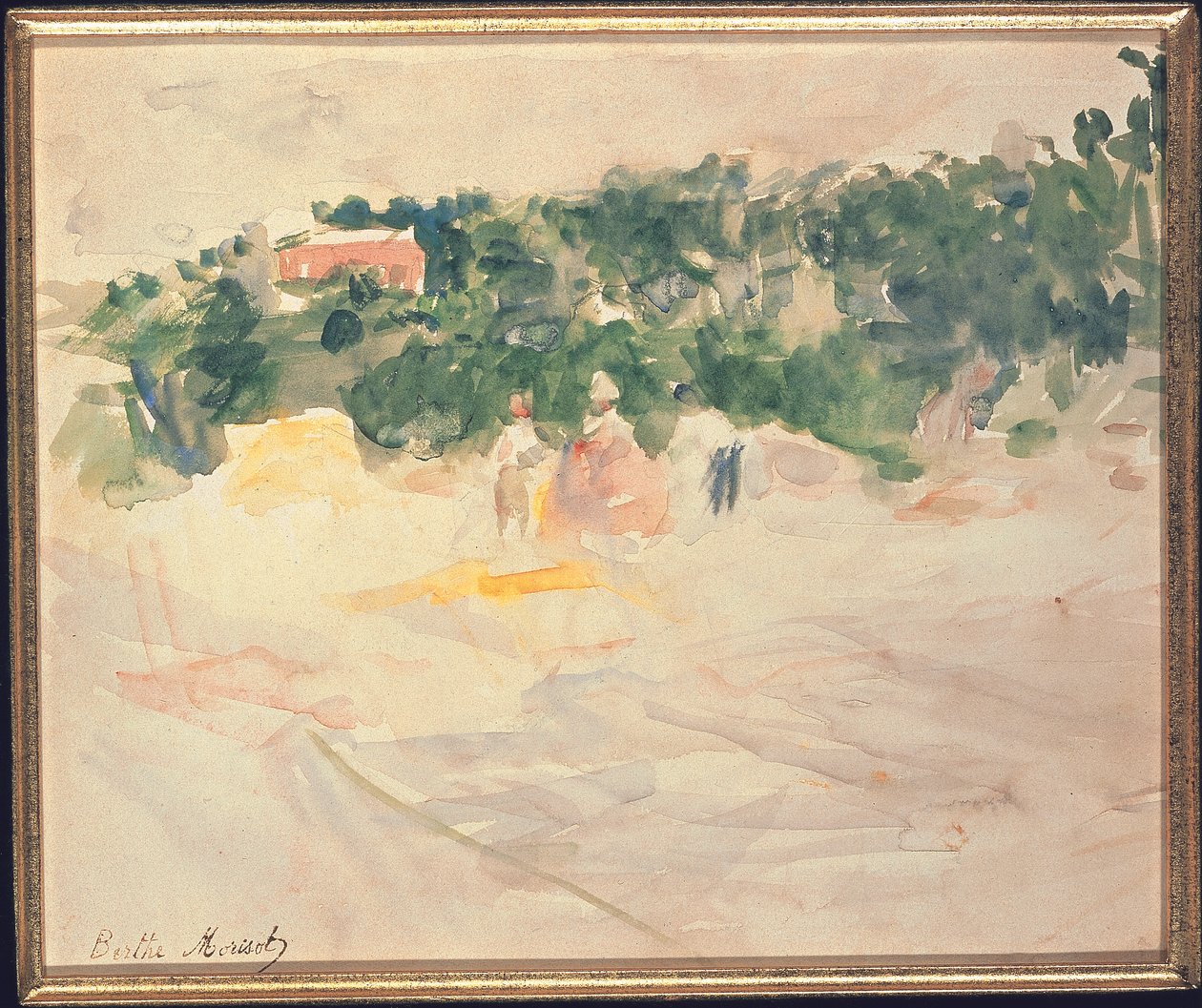 The Harvest at Bougival, 1882 by Berthe Morisot