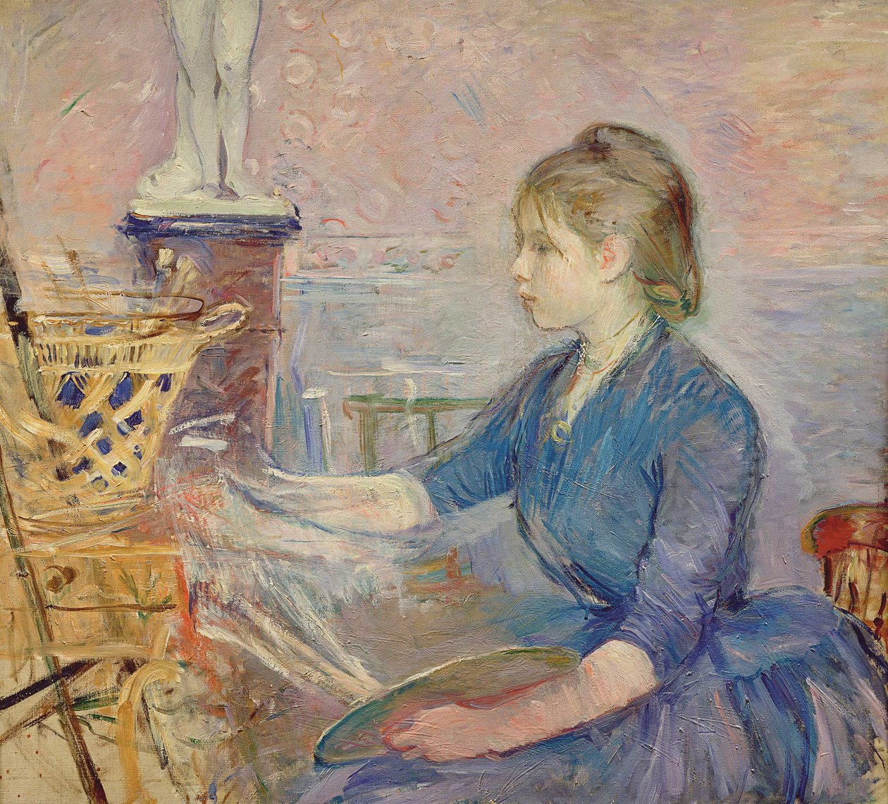Paule Gobillard Painting, 1887 by Berthe Morisot