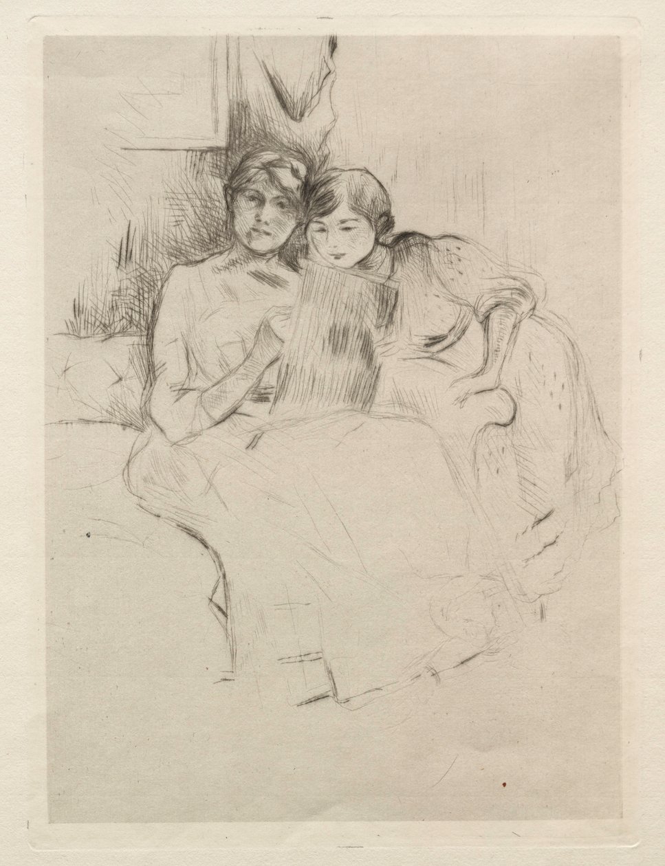 Sketching by Berthe Morisot