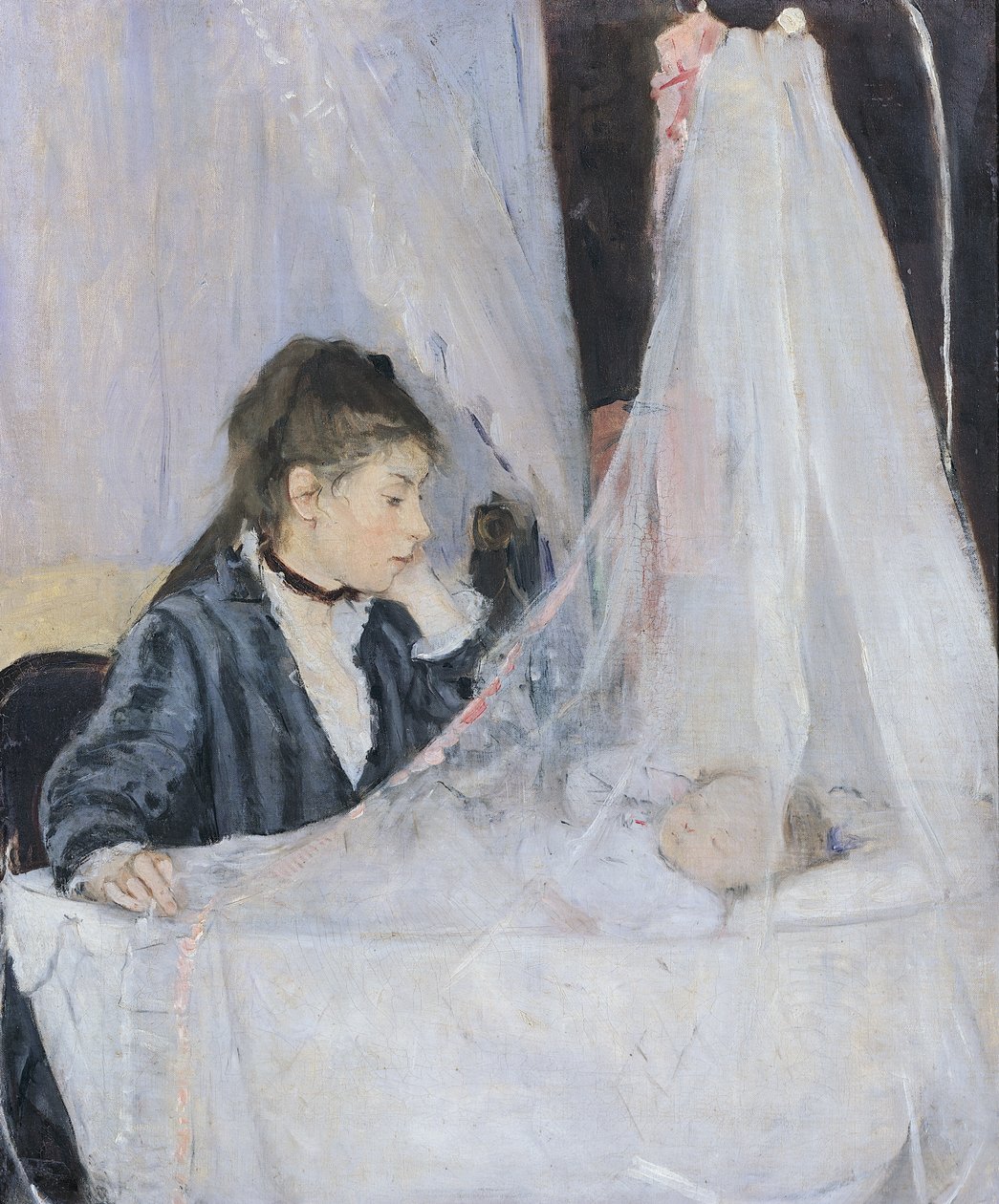 The Cradle by Berthe Morisot