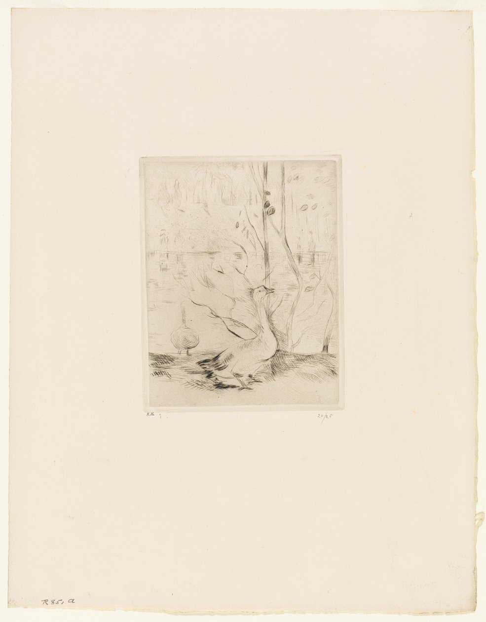 The Goose by Berthe Morisot