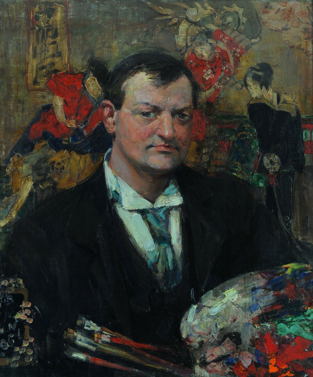 Edward Atkinson Hornel by Bessie MacNicol