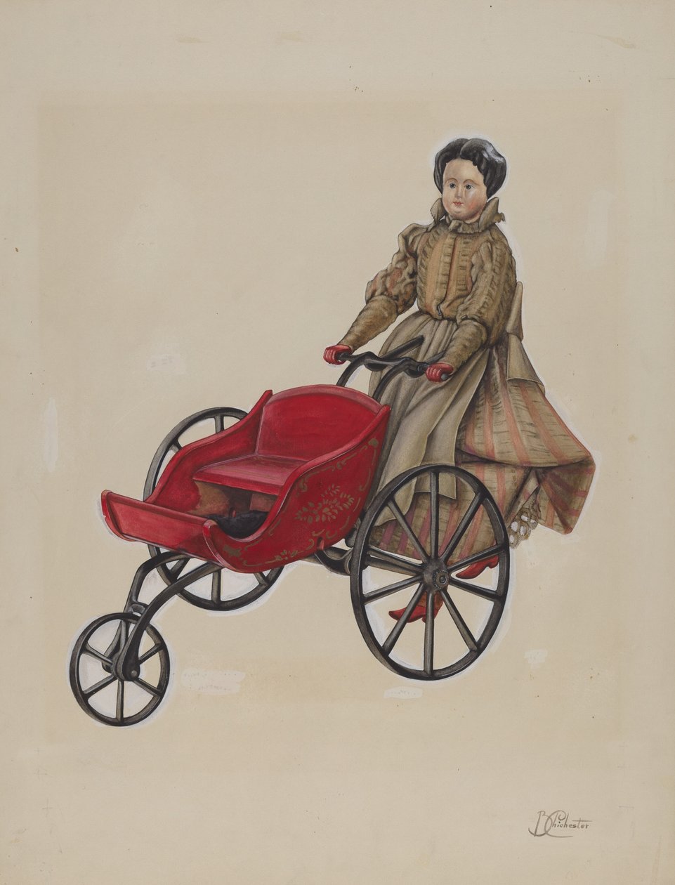 Go-Cart and Doll by Beverly Chichester