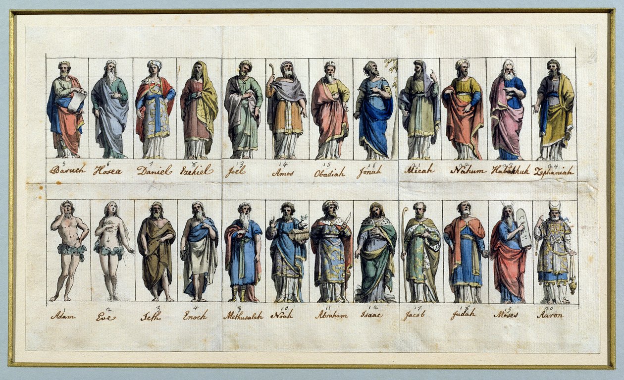Old Testament Figures by Biagio Rebecca