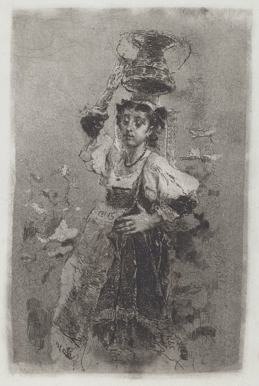Peasant Woman of the Campagna [Ciociara], 1870s by Bianchi Mose
