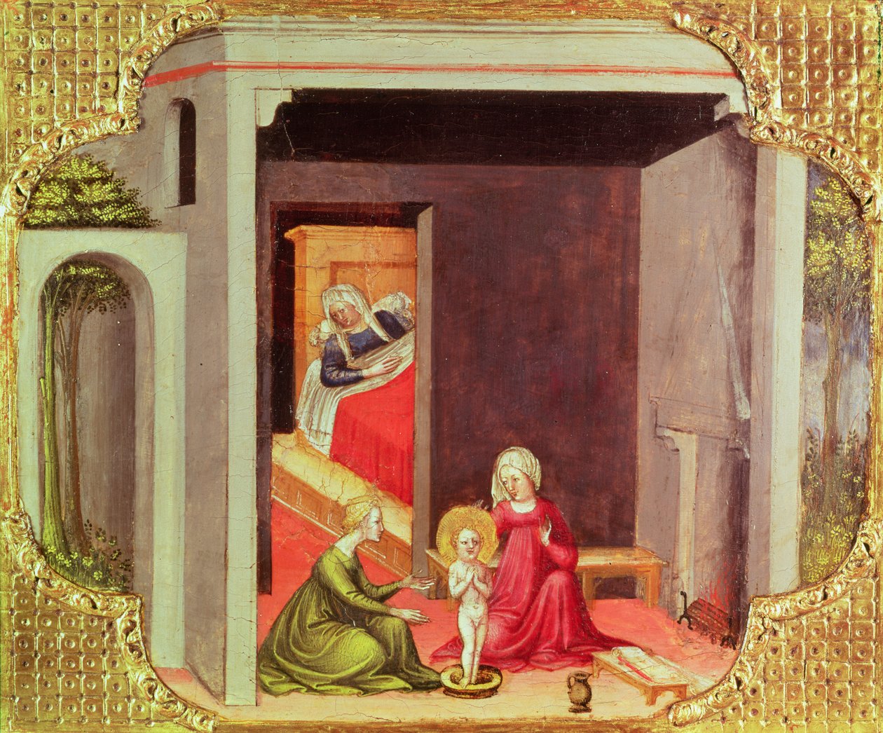 The Birth of St. Nicholas by Bicci di Lorenzo
