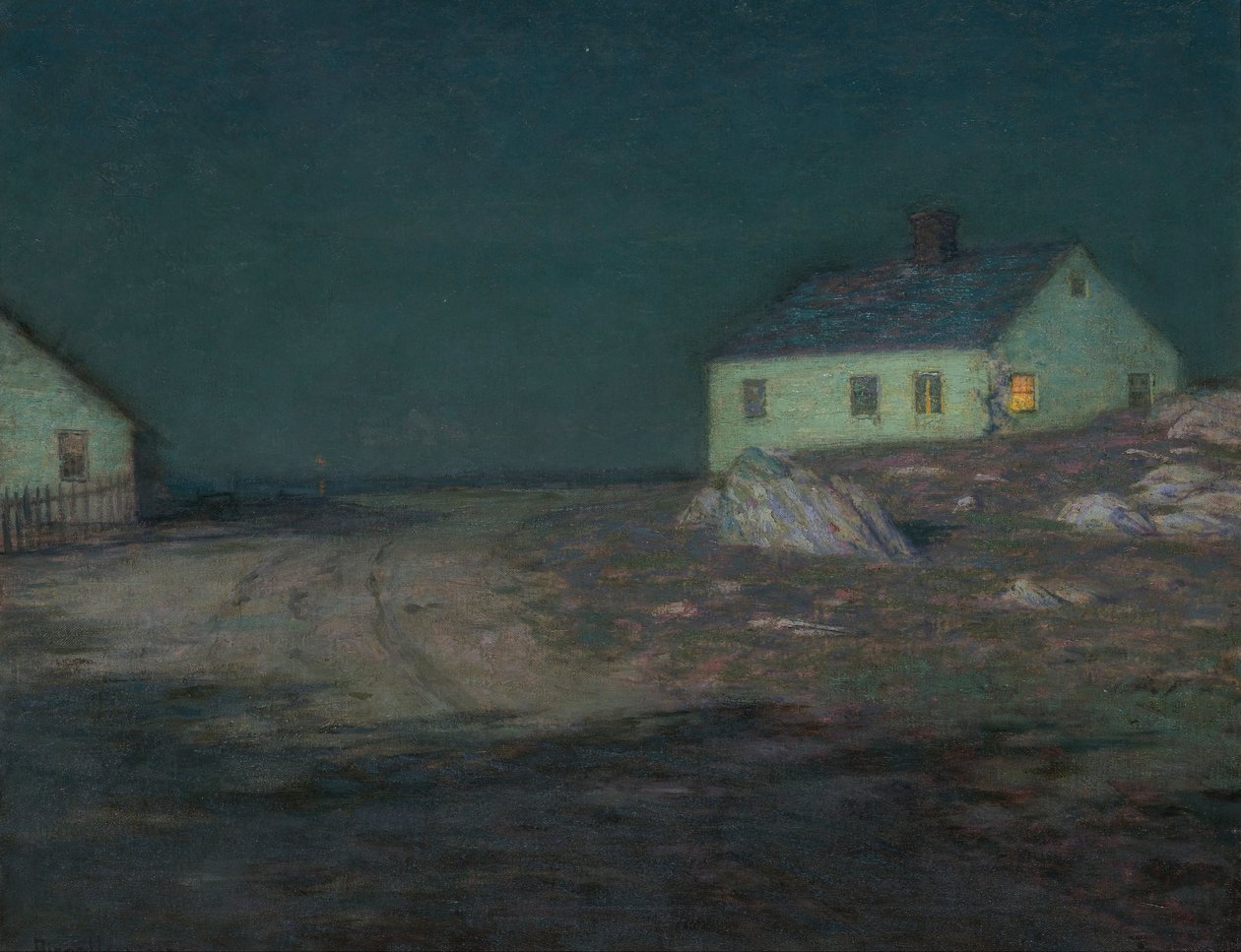The Harbor Light by Lowell Birge Harrison