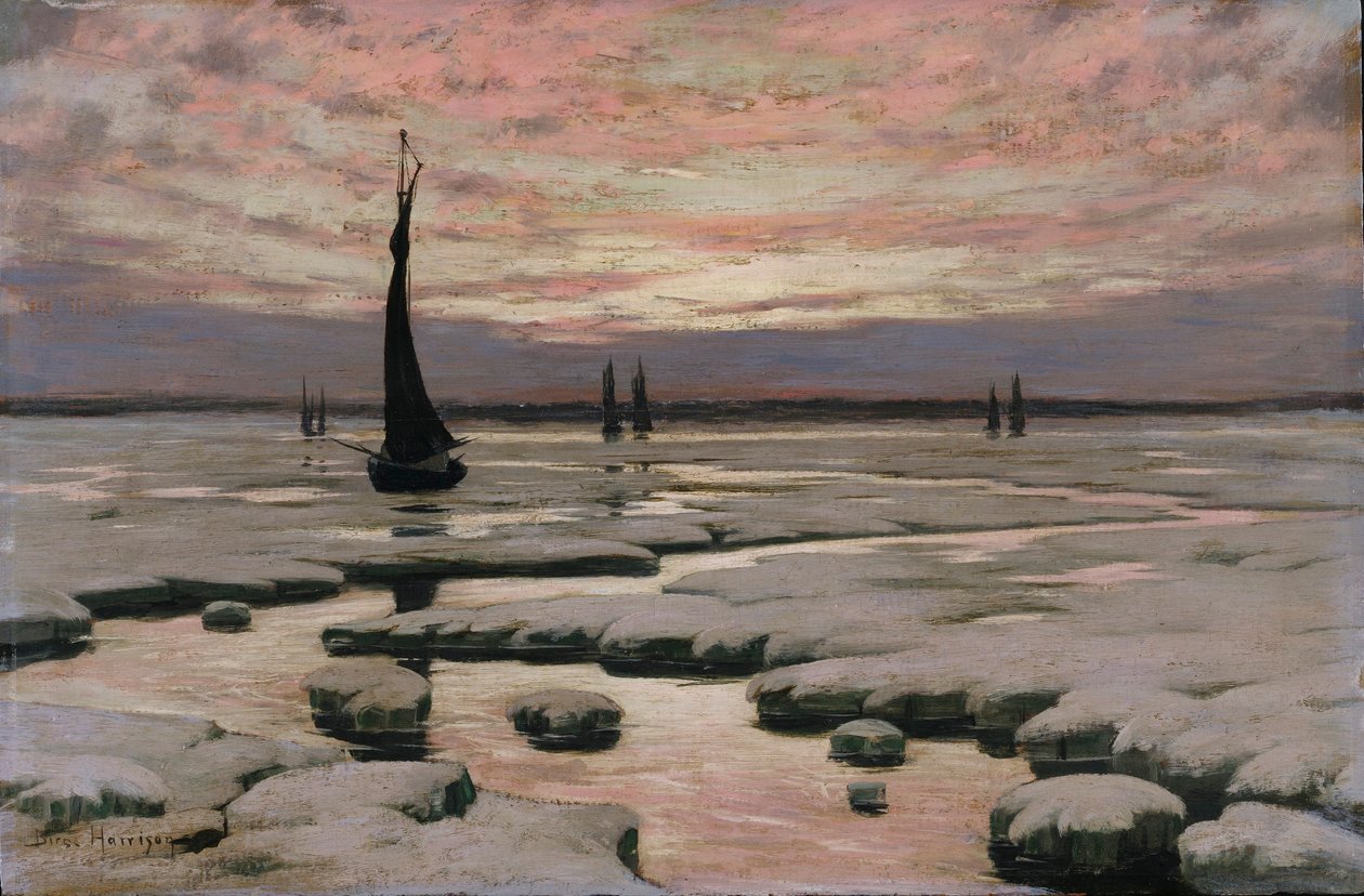 Winter Sunset by Birge Harrison