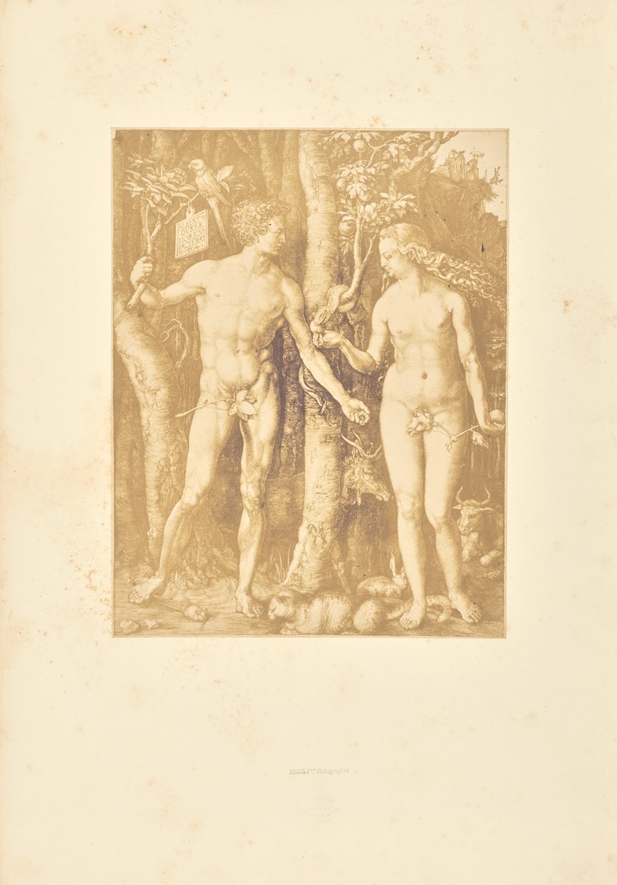 Adam and Eve by Bisson Frères