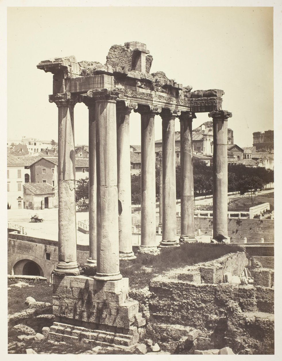 Roman Forum, Rome by Bisson Frères