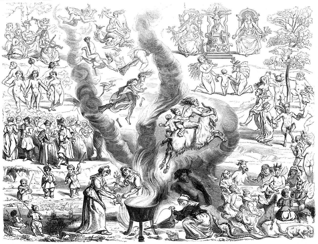 The Sabbath, 16th Century, 1849 by Bisson and Cottard