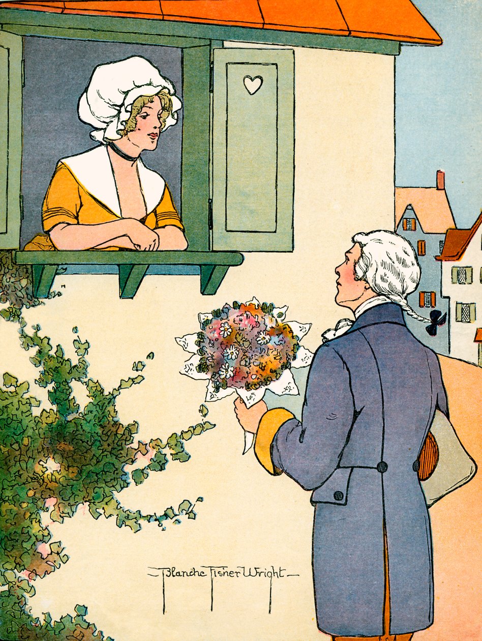 Young Roger and Dolly by Blanche Fisher Wright
