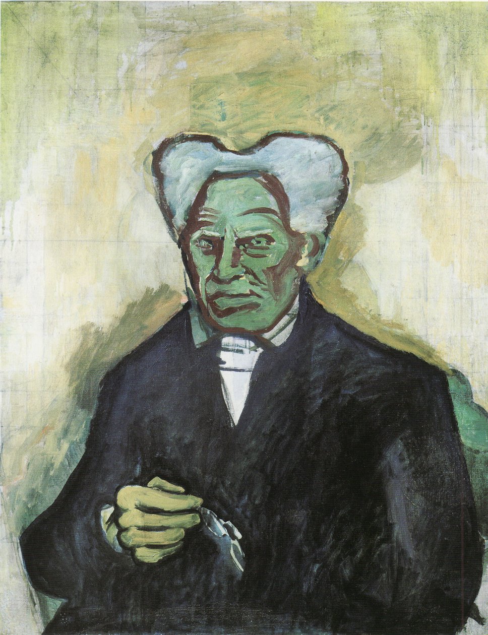 Portrait of Arthur Schopenhauer by Bohumil Kubišta