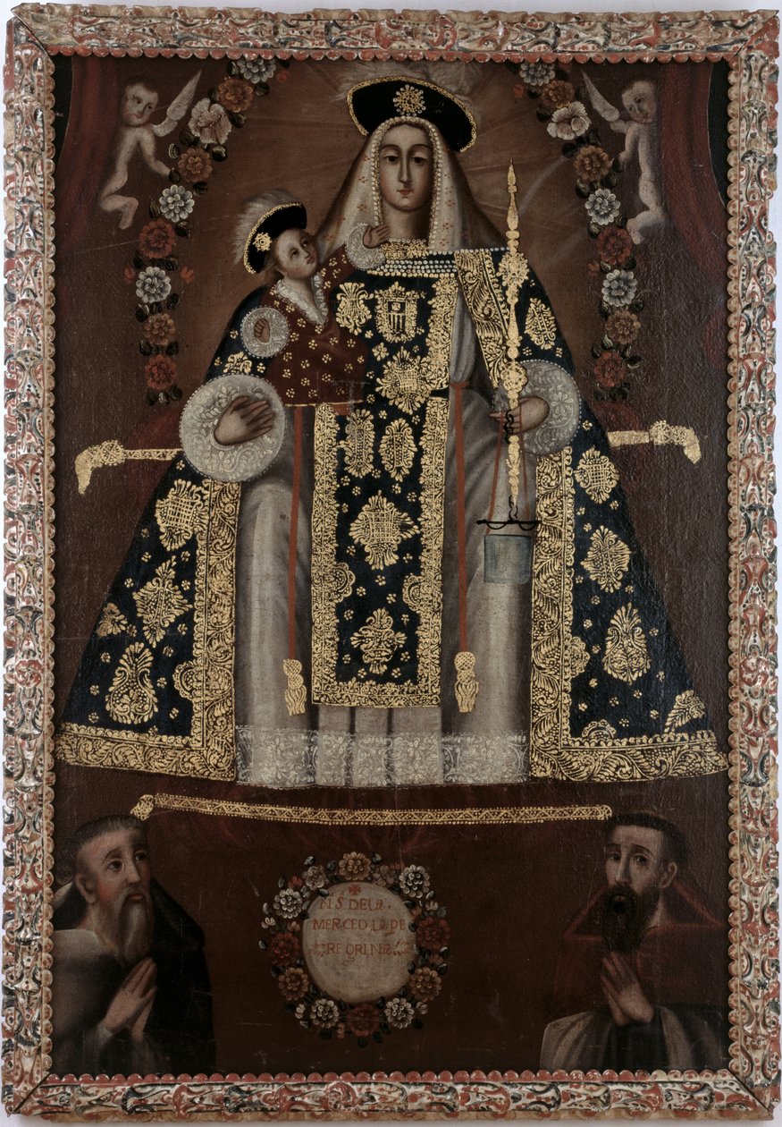 The Virgin of Mercy, La Peregrina by Bolivian School