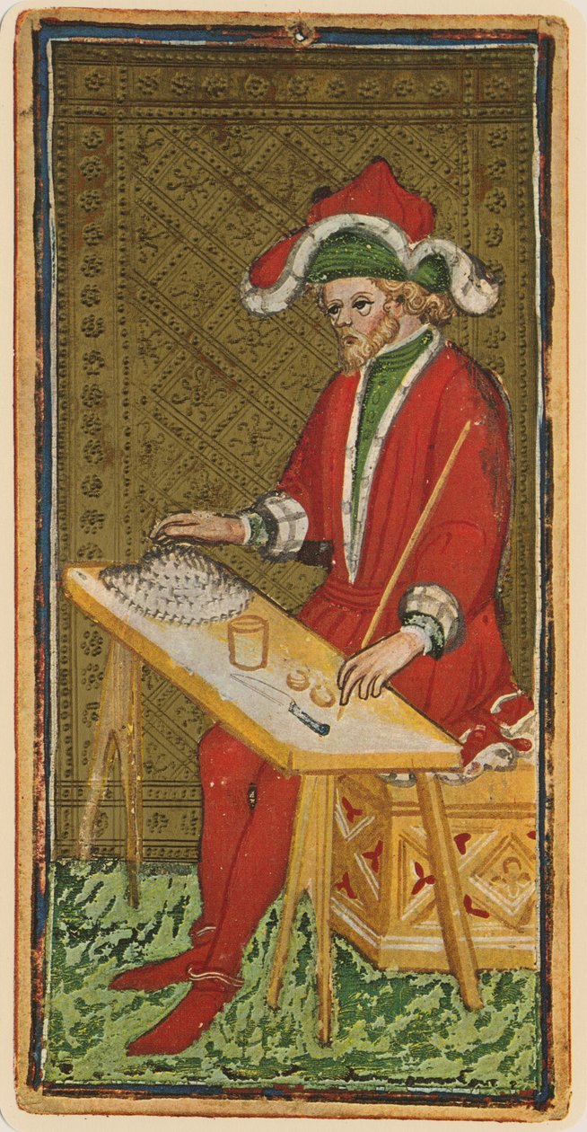 The Magician, facsimile of a tarot card from the 