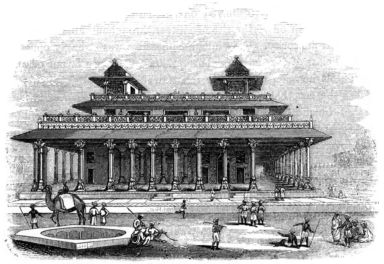 Palace of Allahabad, India by Bonner
