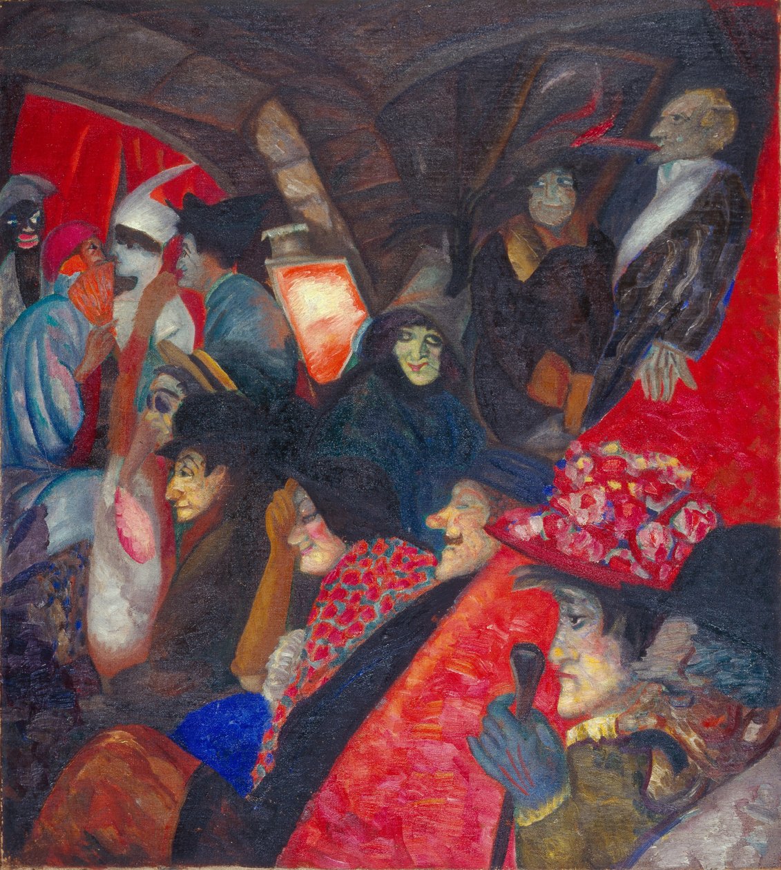 Cabaret Black Cat by Boris Dmitrievich Grigoriev