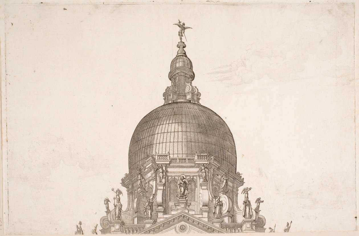 Procession to Santa Maria della Salute 1631 by Boschini