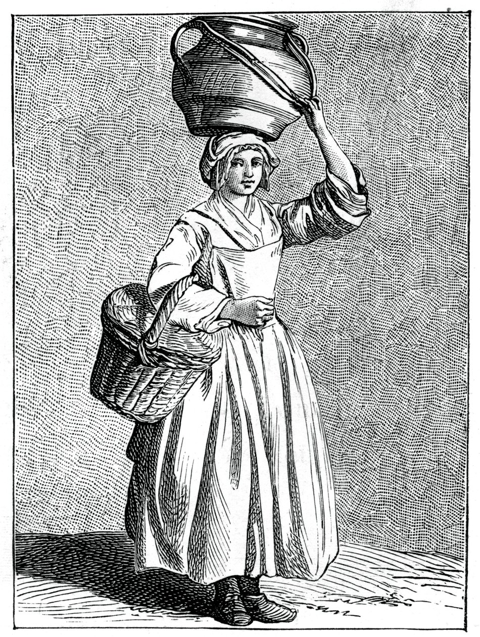 A Milkmaid by Bouchardon