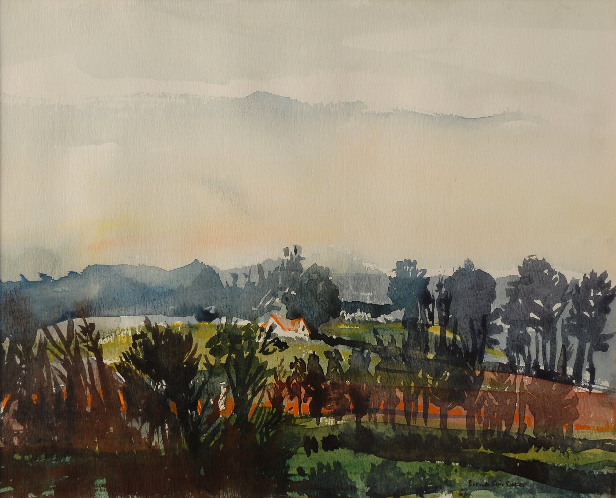 House Through Trees by Brenda Brin Booker