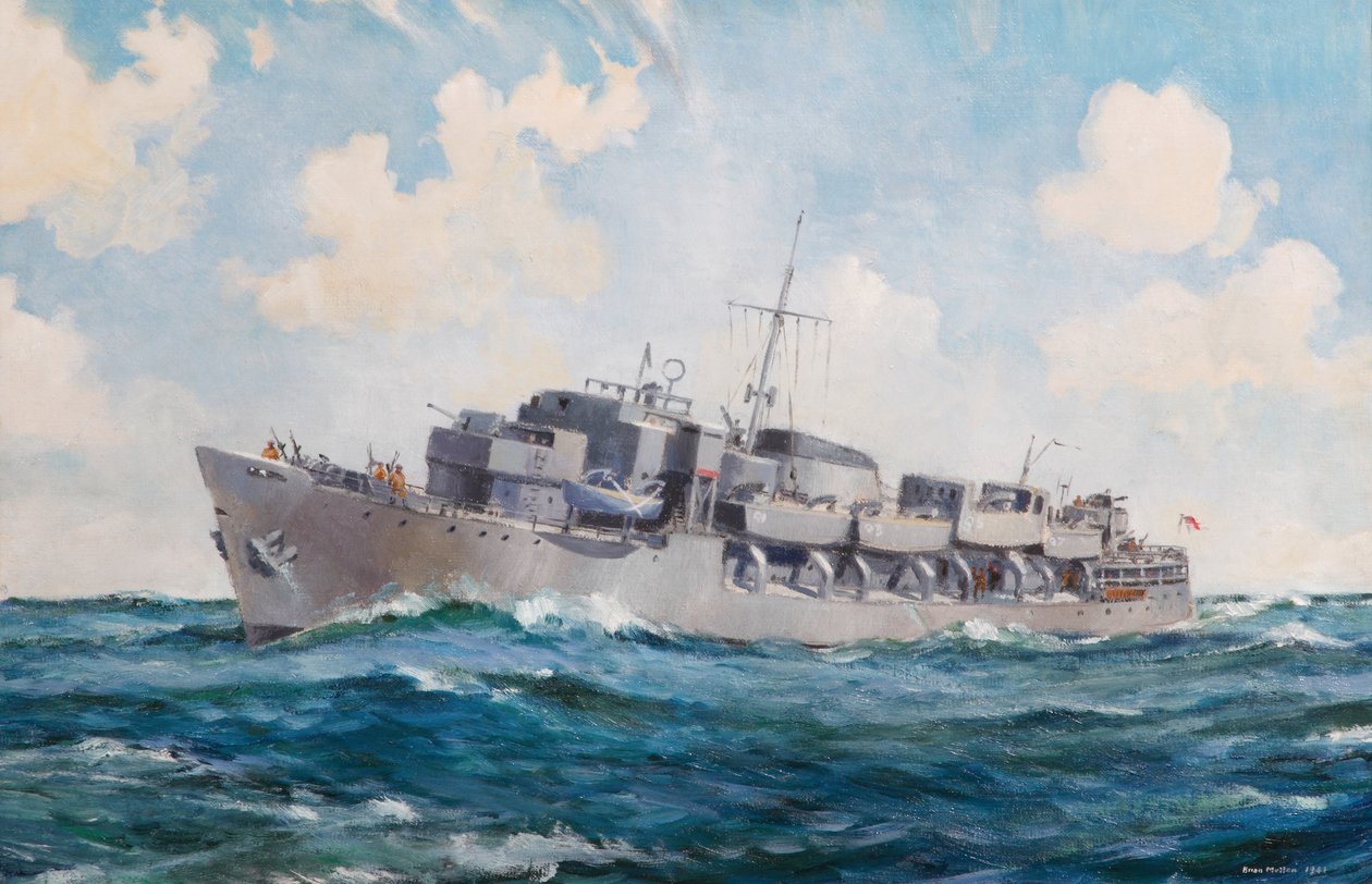 HMS Queen Emma, Commando assault ship by Brian Joseph Mullen