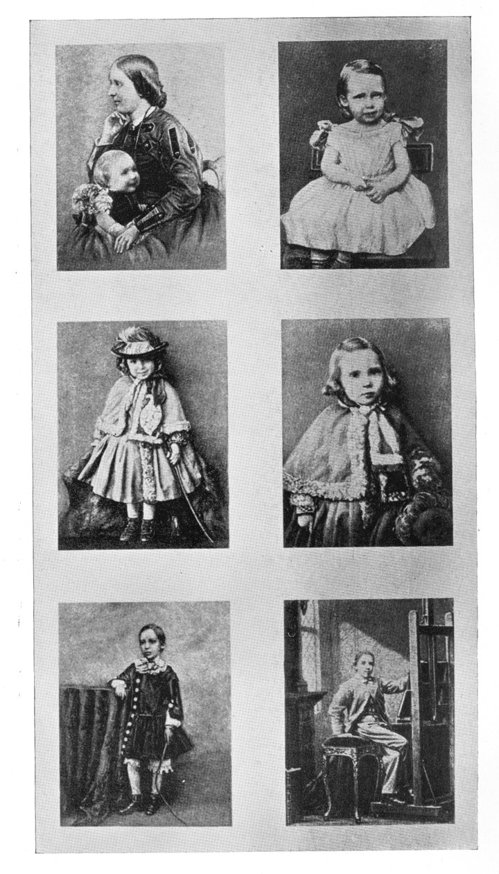 Series of photographs of Robert Louis Stevenson as a young boy and with his mother by British Photographer