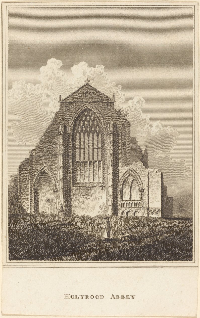Holyrood Abbey by British 19th Century