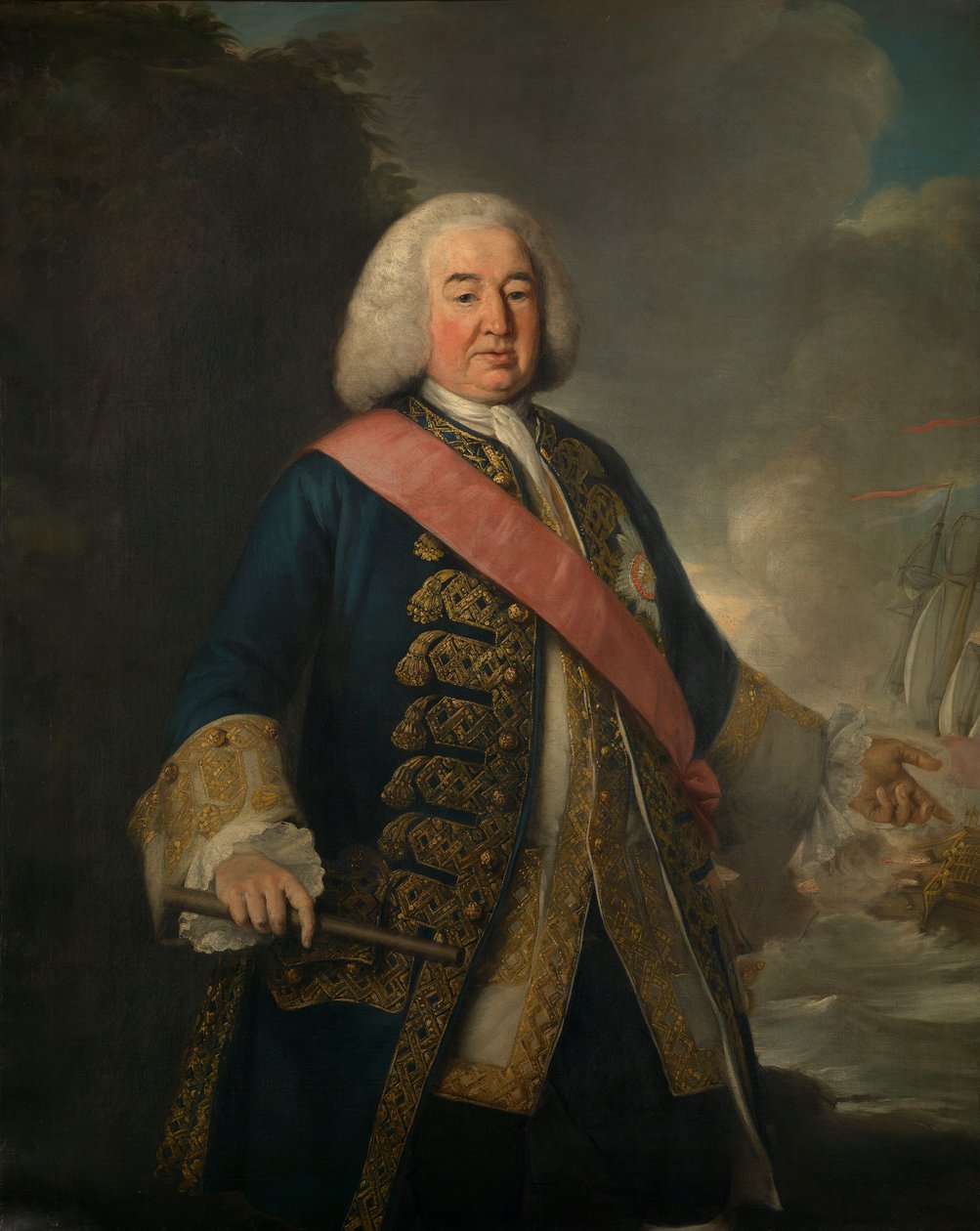 Admiral Sir William Rowley by British School